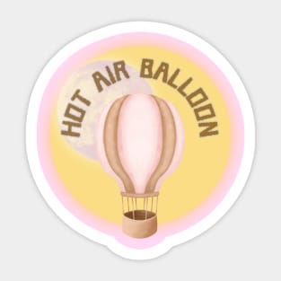 Hot Air Balloon Sticker